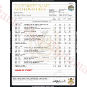 Associate Degree Transcripts