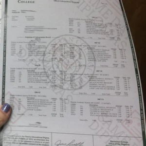 Bachelor's Degree Transcripts