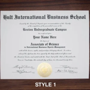 College and University Diploma Degree in U.S. Stock Design