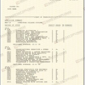 College University Match Transcripts - Canada