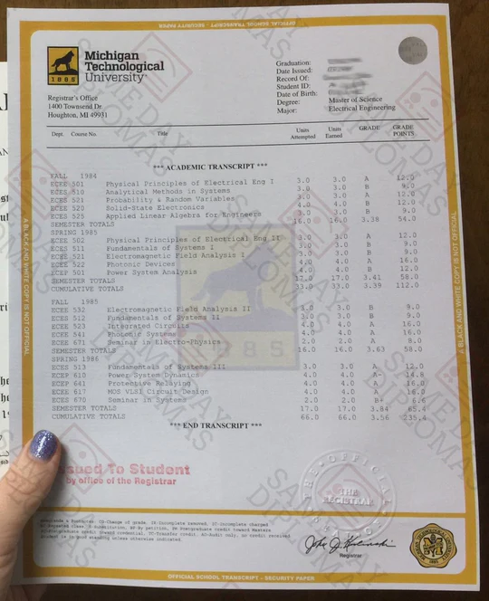 Master Degree Transcripts - Image 2